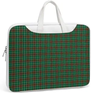 Checkered Black And White Handheld Single Shoulder Crossbody Laptop Bag Unisex