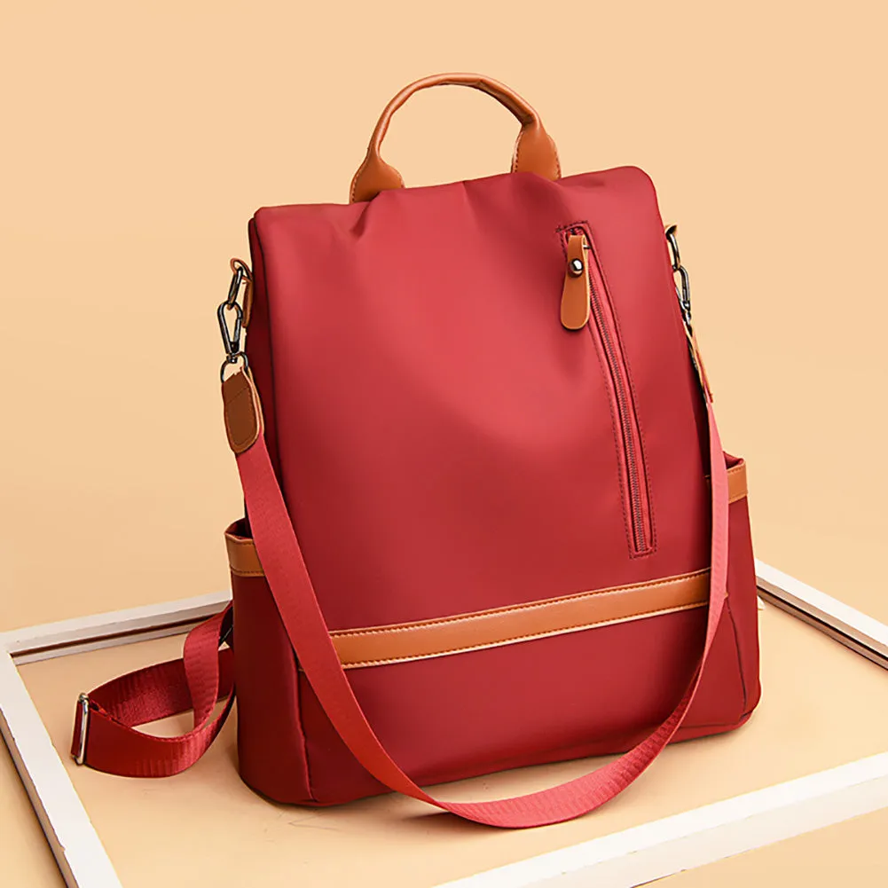Chic Oxford Cloth Womens Backpack