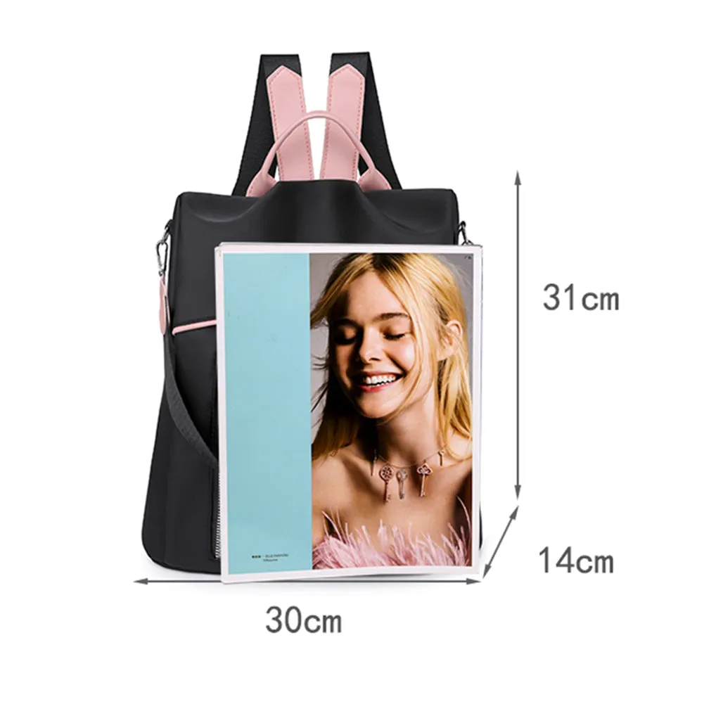 Chic Oxford Cloth Womens Backpack