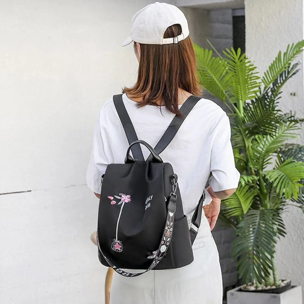 Chic Oxford Cloth Womens Backpack