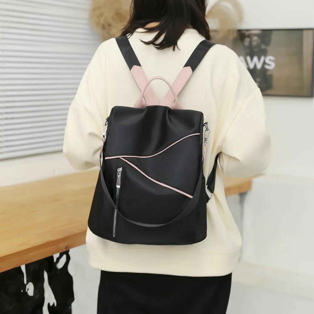 Chic Oxford Cloth Womens Backpack