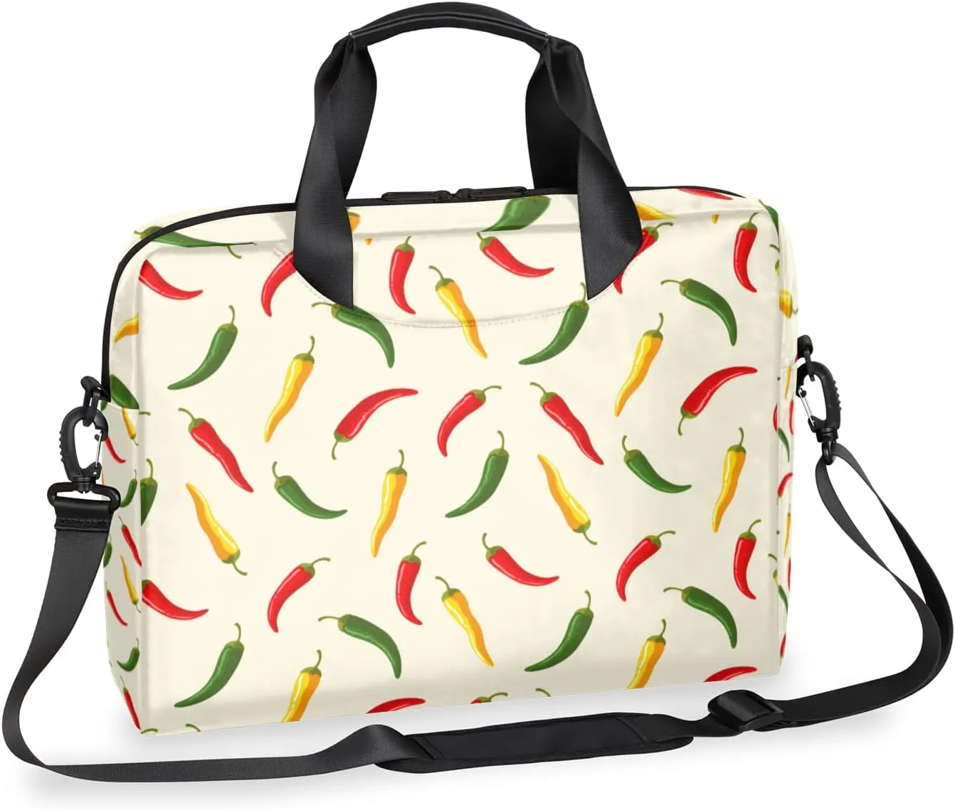 Chili Pepper 14 15 15.6 inch Laptop Briefcase Shoulder Bag Food Waterproof Travel Laptop Sleeve Case Work Computer Cover Carrying Bag