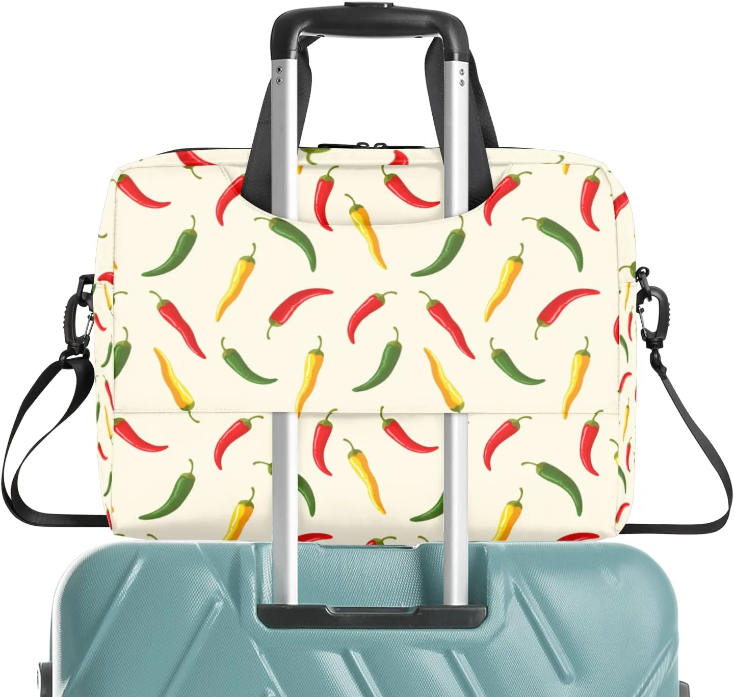 Chili Pepper 14 15 15.6 inch Laptop Briefcase Shoulder Bag Food Waterproof Travel Laptop Sleeve Case Work Computer Cover Carrying Bag