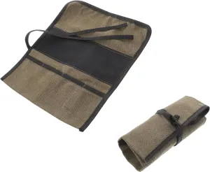 Chisel Tool Bag Tool Roll Bag Wrench Pouch Canvas Tool Pouch Roll Up Pouch Multipurpose Pouch Tote Bag Spanner Organizer Warehouse Garage Electrician Repairman Canvas Tool Bag