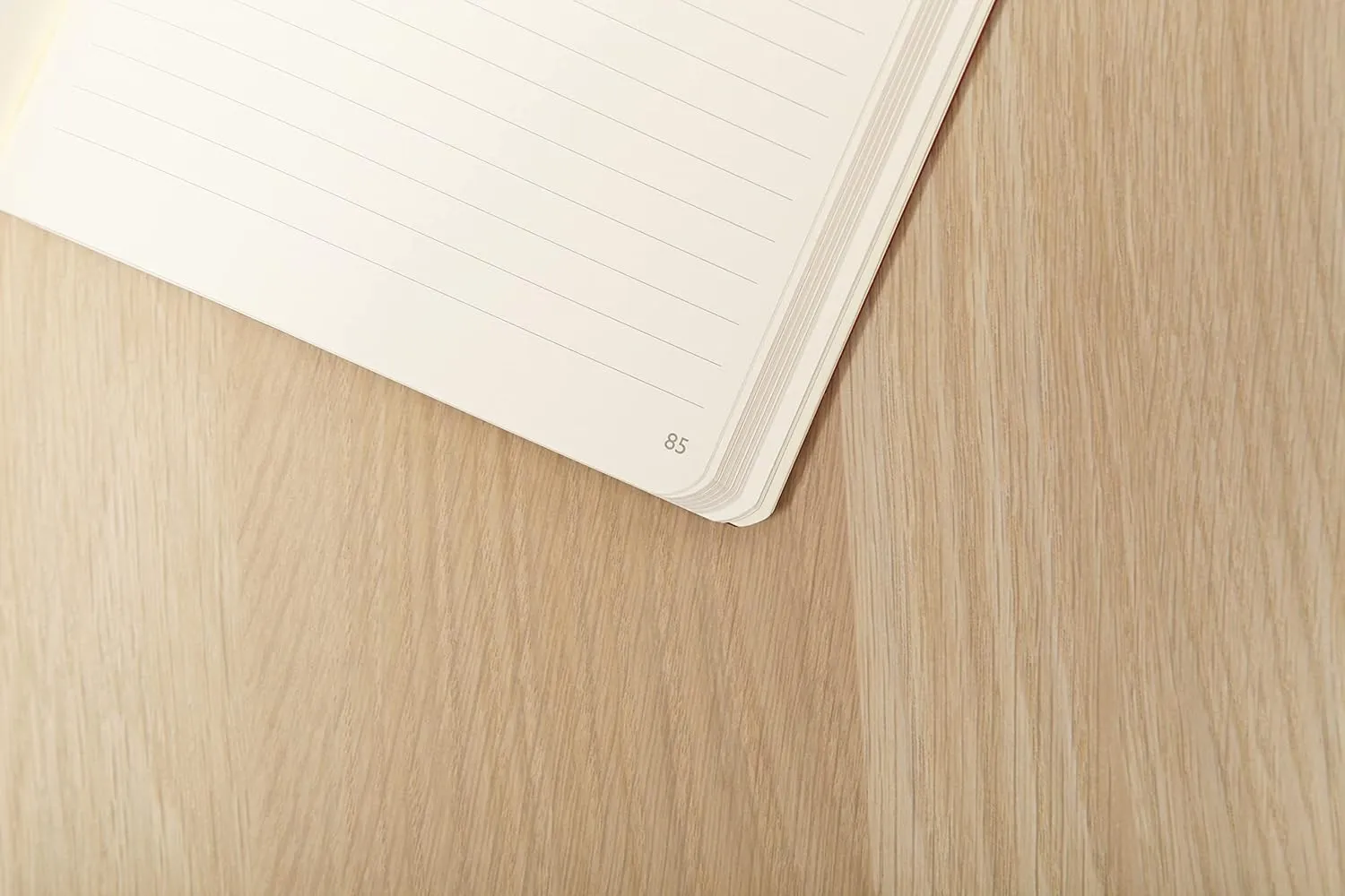 Clairefontaine - Ref 793462C - Age Bag Thread-Bound Notebook (192 Pages) - A5 Size, Lined Rulings, 90gsm Brushed Vellum Paper, Elastic Closure - Red Cover