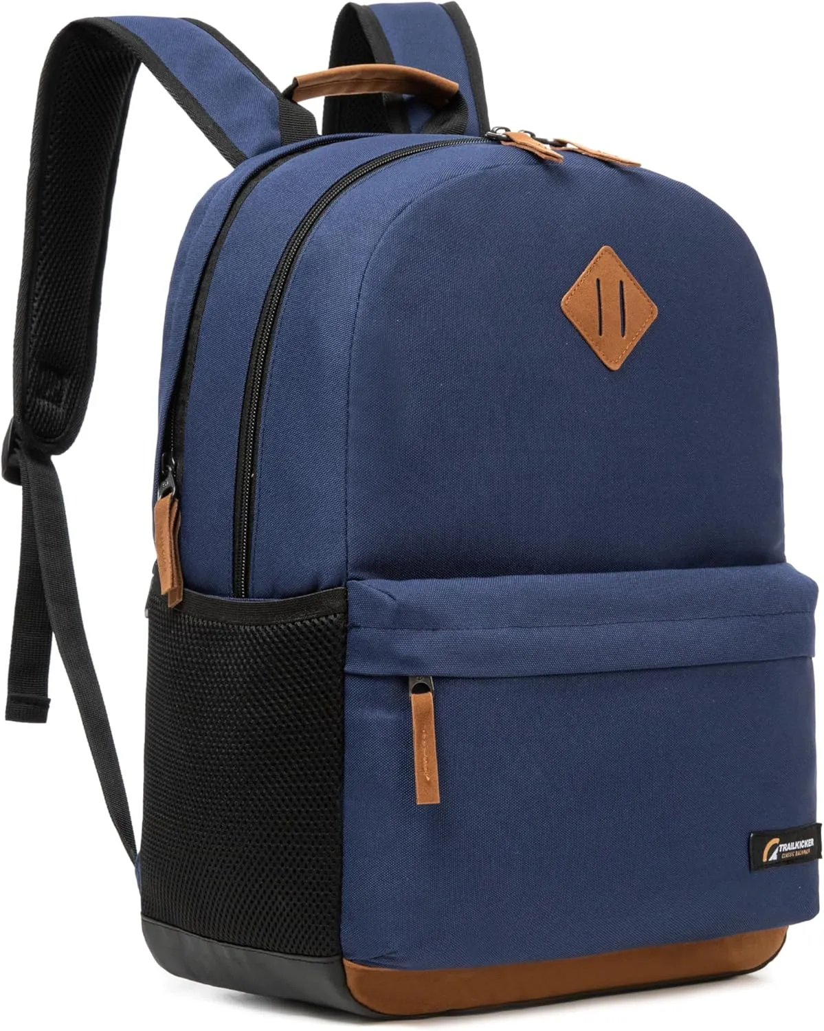 Classic Laptop Backpack with Padded 17 inch Laptop Sleeve, Multi Pocket Backpack, Casual Daypack Backpacks (Navy)