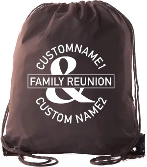 Combined Reunion Custom Last Name and Date - Family Reunion Party Favor Bags