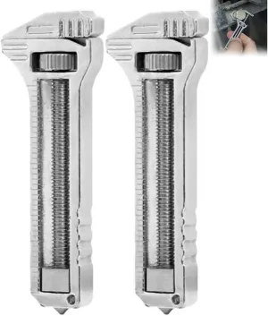Compact Titanium Multitool, Mini Multitool Wrench, Mini Alloy Multi-Tool, Bottle Opener, Nail Puller, Mini Alloy Multi-Tool for Everyday Prep, Multifunctional Bottle Opener (Color : 3Pcs)