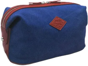 Convenience Kits International Premium Waterproof Canvas Toiletry Bag (Navy)