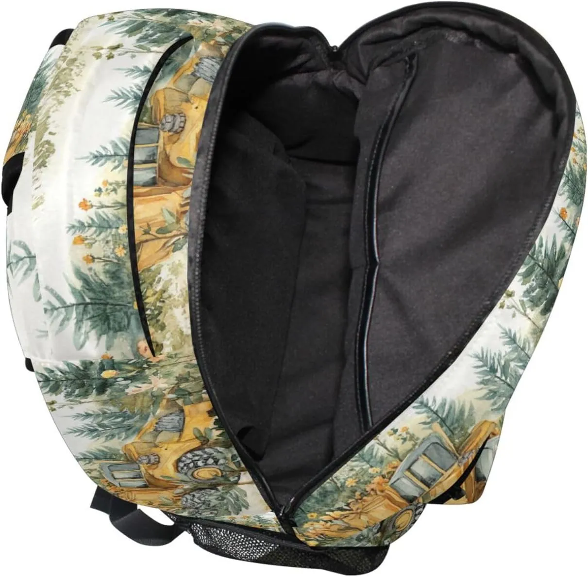 Cool Backpacks for Women Men Fashion Outdoor Backpack with Chest Strap Gift Men & Women Construction Truck Cartoon Grader Personalized
