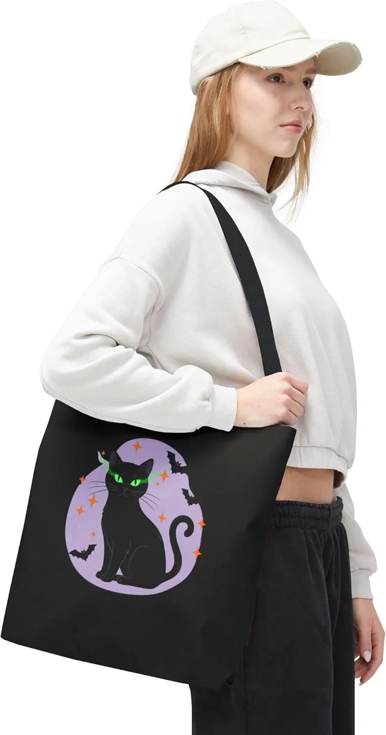Copy of Halloween Cat Tote Bag – Spooky Themed Reusable Shoulder Bag for Trick-or-Treat & Everyday Use