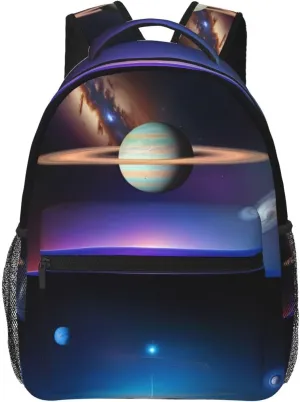 Cosmic Saturn Casual Backpacks, Duffel Bags, Travel Bags For Work, Hiking, Camping, Outdoor Activities And More.