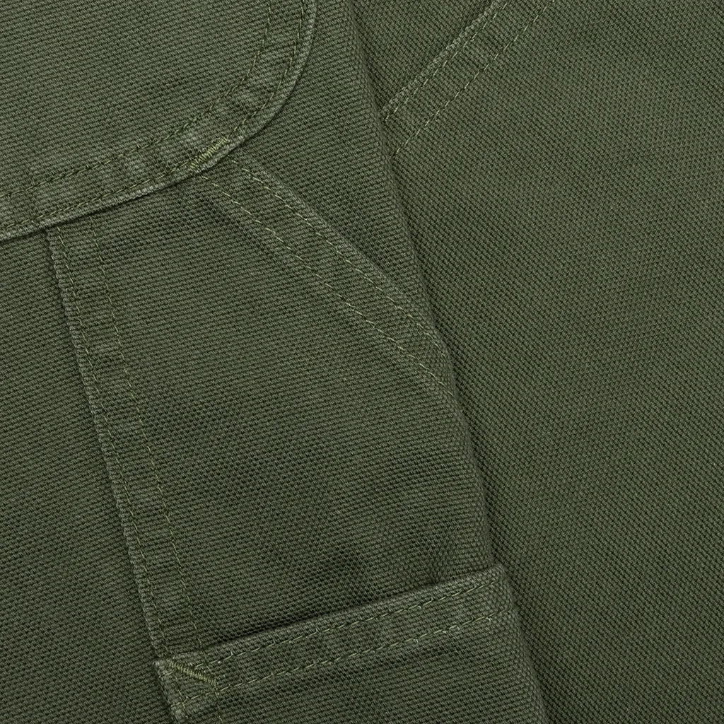 Cotton Canvas Painter Pant - Moss Green