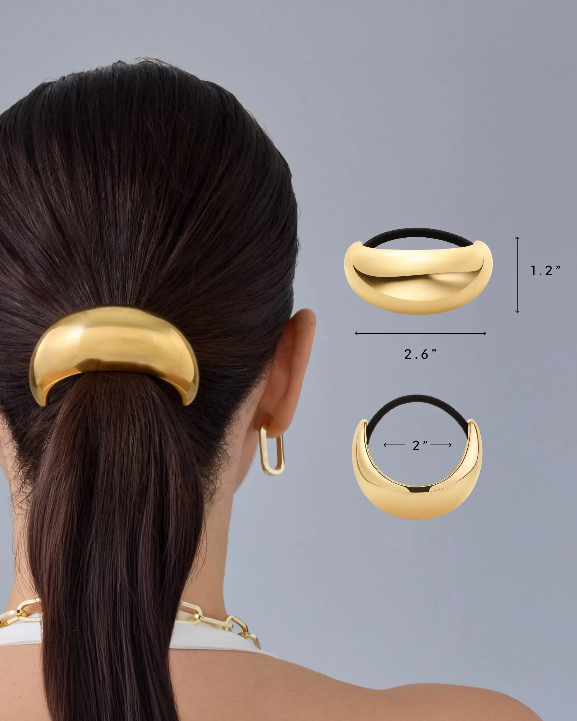 Crescent Cuff Hair Tie