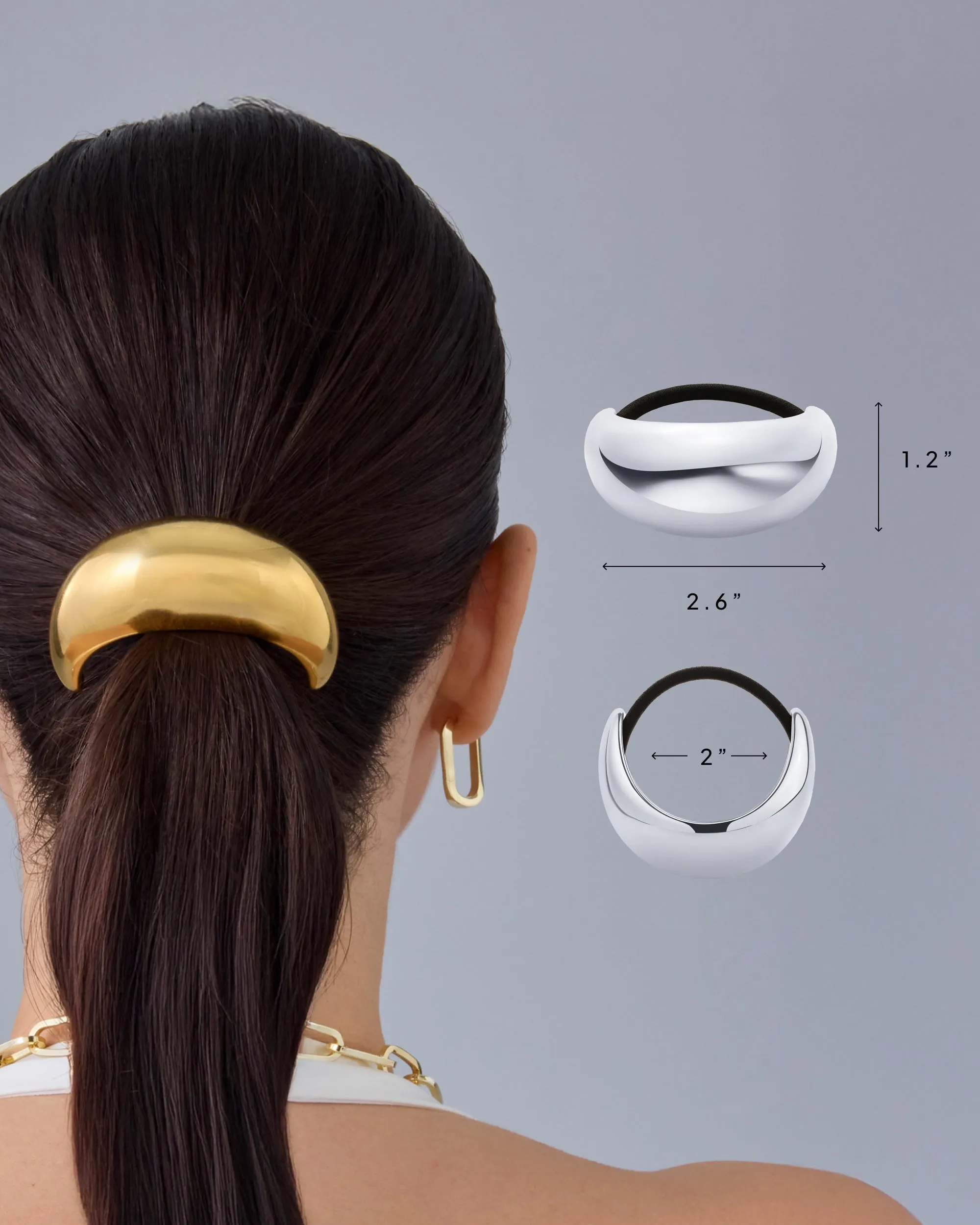 Crescent Cuff Hair Tie