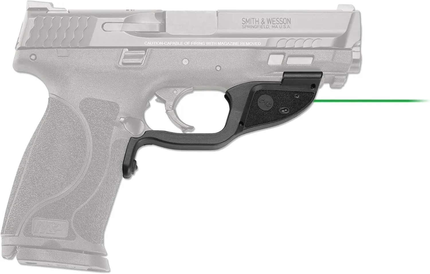 Crimson Trace LG-362 Laserguard Laser Sight with Instinctive Activation for Smith & Wesson M&P 2.0, 9mm and .40 Full Size and Compact