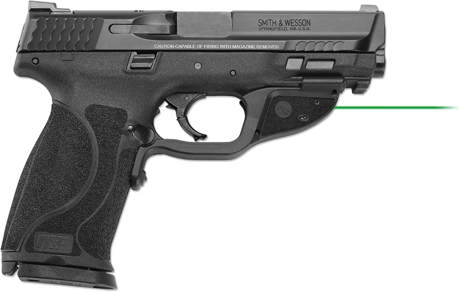Crimson Trace LG-362 Laserguard Laser Sight with Instinctive Activation for Smith & Wesson M&P 2.0, 9mm and .40 Full Size and Compact