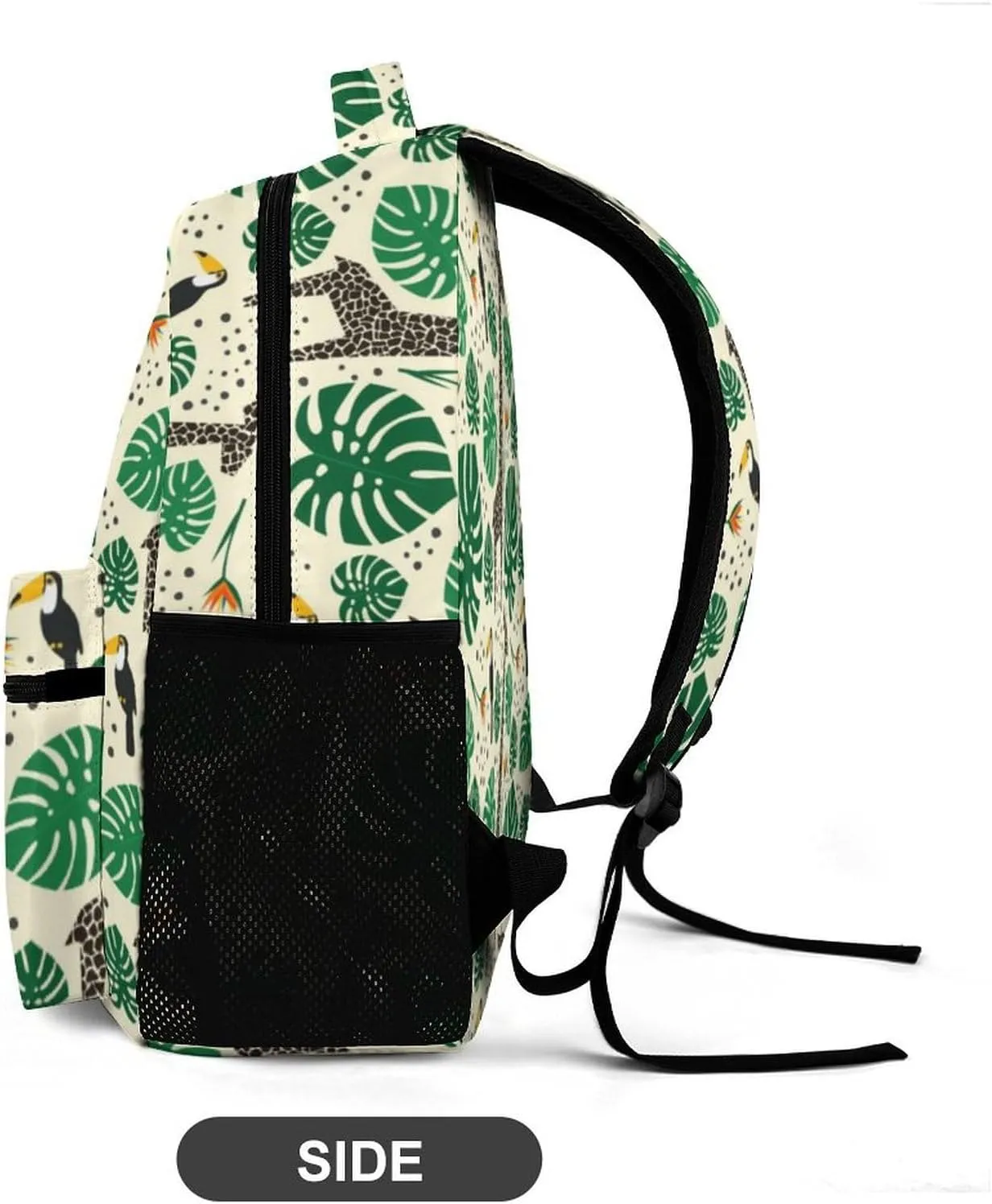 Custom Giraffe Backpack for Kids Girls Boys School, 16 Inches Cute Giraffes Theme Bookbag, Adjustable, Lightweight, Large Capacity, Colorful Daily Casual Backpacks