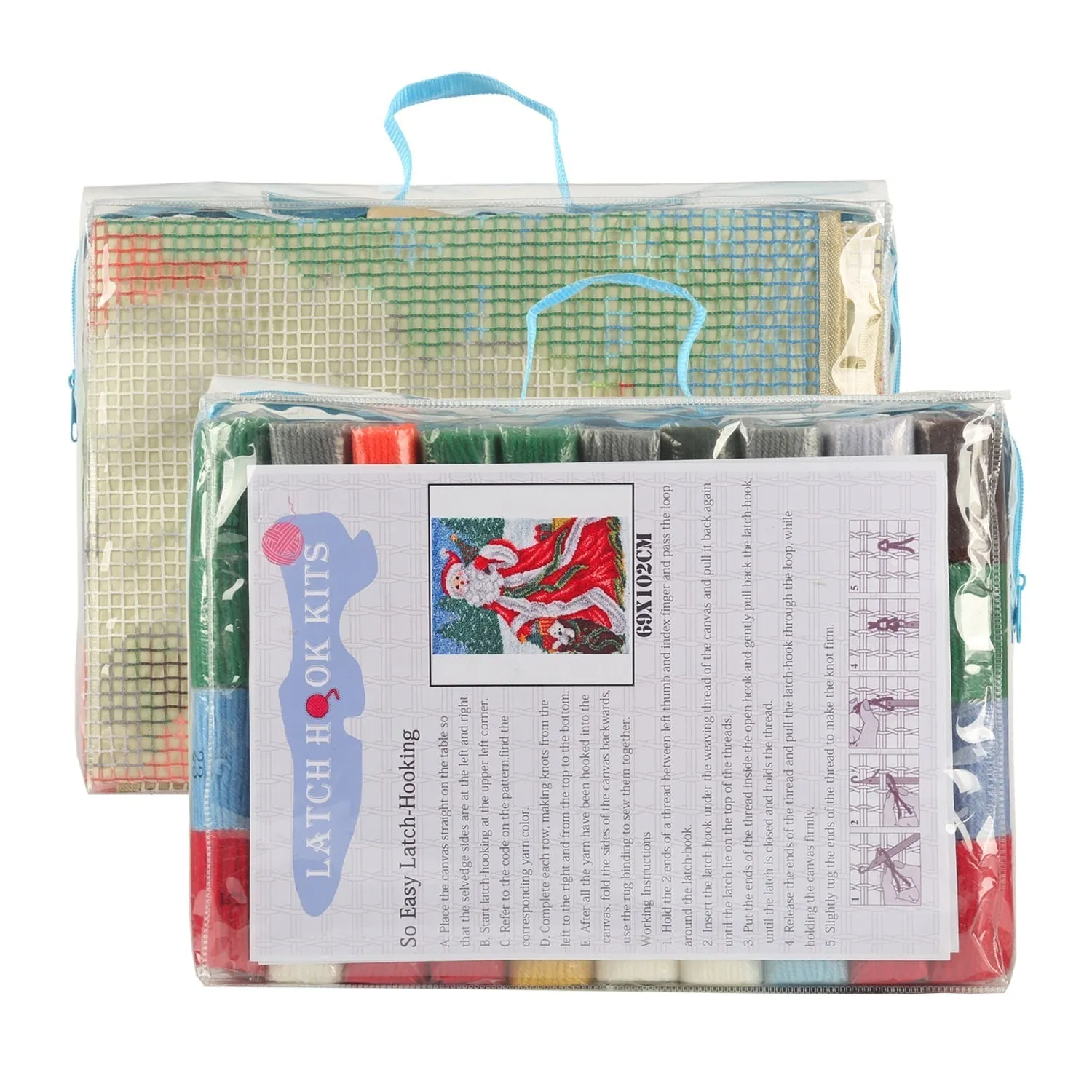 Customised Latch Hook Rug Making Kits - Large Photo
