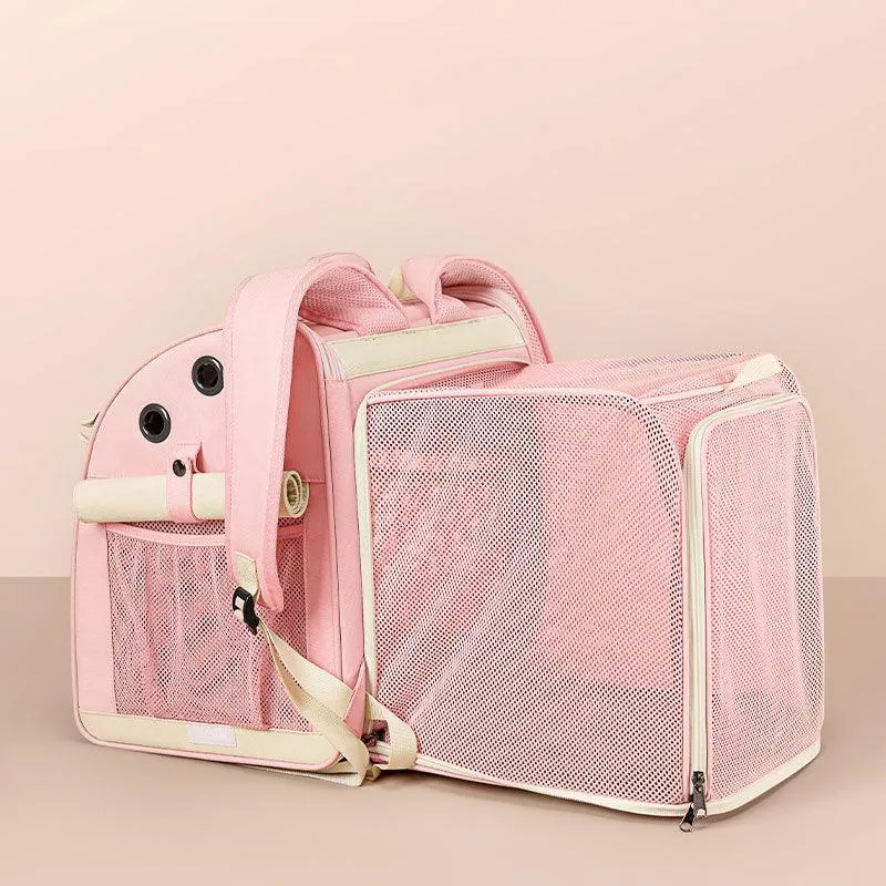 Cute Cat Carriers Foldable 3 Color Bubble Backpack