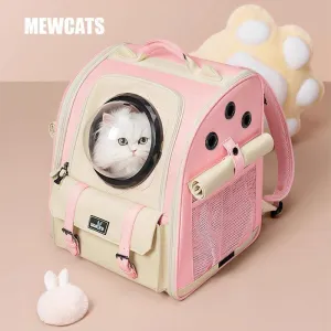Cute Cat Carriers Foldable 3 Color Bubble Backpack