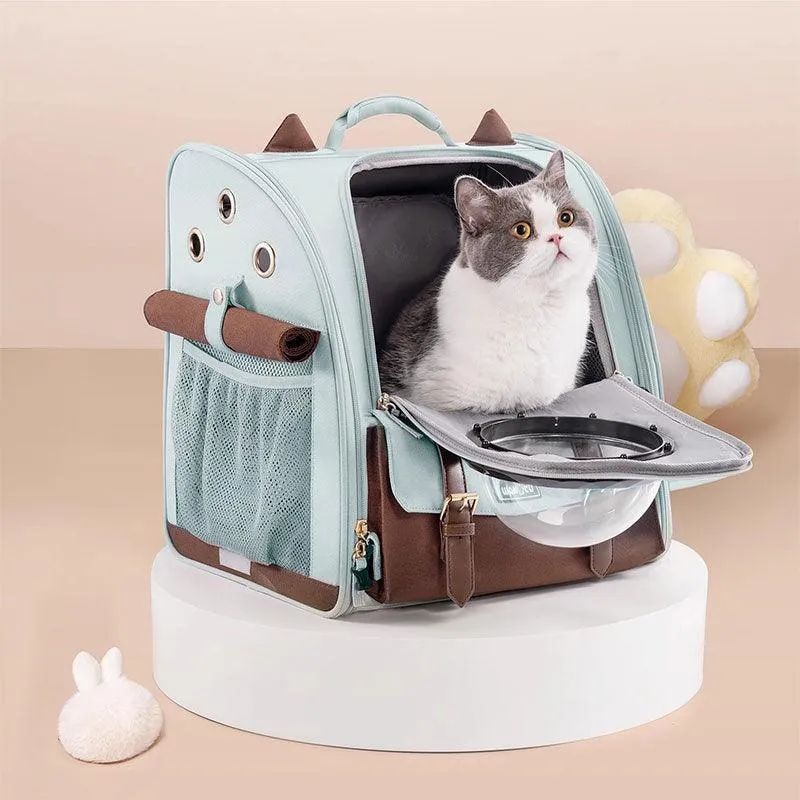Cute Cat Carriers Foldable 3 Color Bubble Backpack