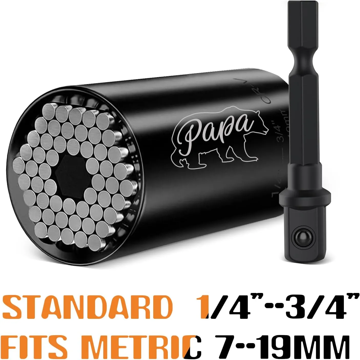 Dad Gifts for Dad Papa Grandpa Father Men Him, Stocking Stuffers for Adults Dad Universal Socket Tools Gifts for Christmas Fathers Day from Daughte Son Wife Kids, Christmas Gifts Tools Socket Set