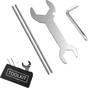 Dance Pole Tool Kit, Portable Black Toolkit Bag for Static/Spinning Dance Pole Assembly & Removal