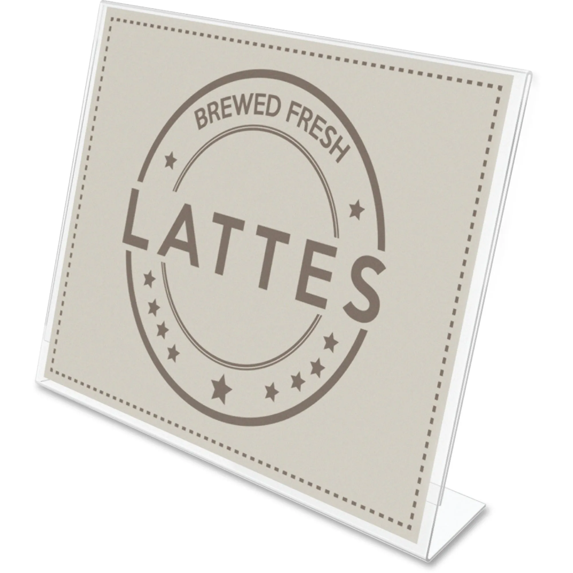 Deflecto Anti-Glare Slanted Sign Holder