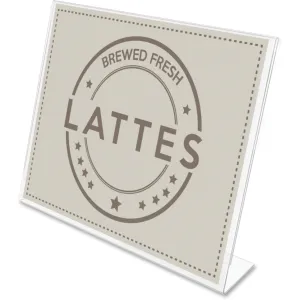 Deflecto Anti-Glare Slanted Sign Holder