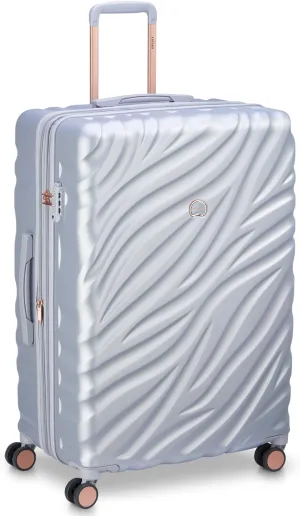 DELSEY PARIS Alexis Durable Luggage, Expandable Lightweight 4-Wheel Spinner, Easy Grip Handles for Smooth Mobility, TSA-Lock Incorporated, Men and Women, Platinum/Rose Gold, Check-In 29-Inch
