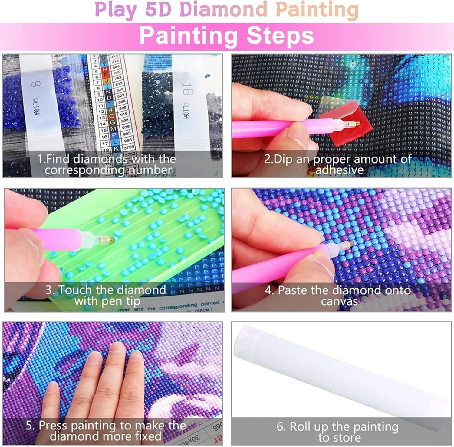 Diamond Painting Kits - Forest Running Horse DIY Diamond Painting Stress Relief Cross Stitch Digital Oil Painting Artwork, Suitable for Family Interactive Gift - 16x24inch Home Decor, Room Decor