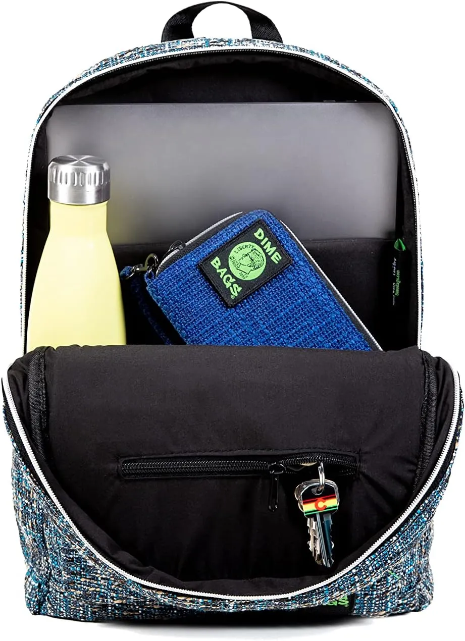 DIME BAGS - Study Buddy, Water-Resistant Backpack, 15-inch Padded Laptop Compartment ()
