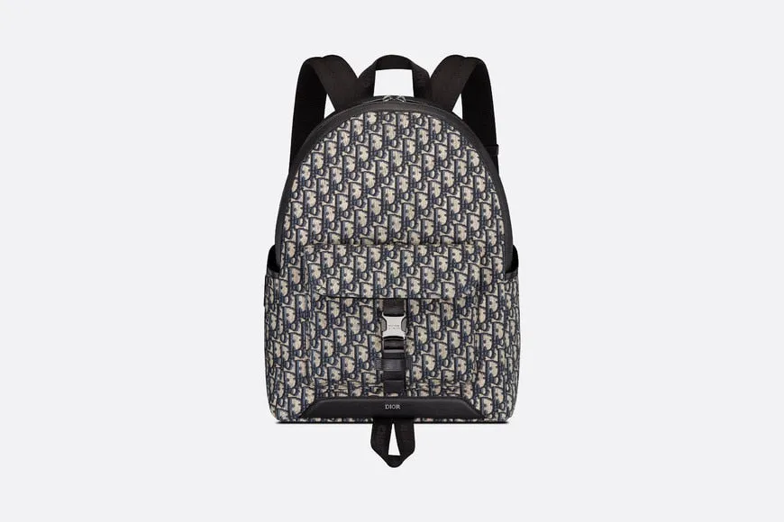 Dior Explorer Backpack • Beige and Black Dior Oblique Jacquard
