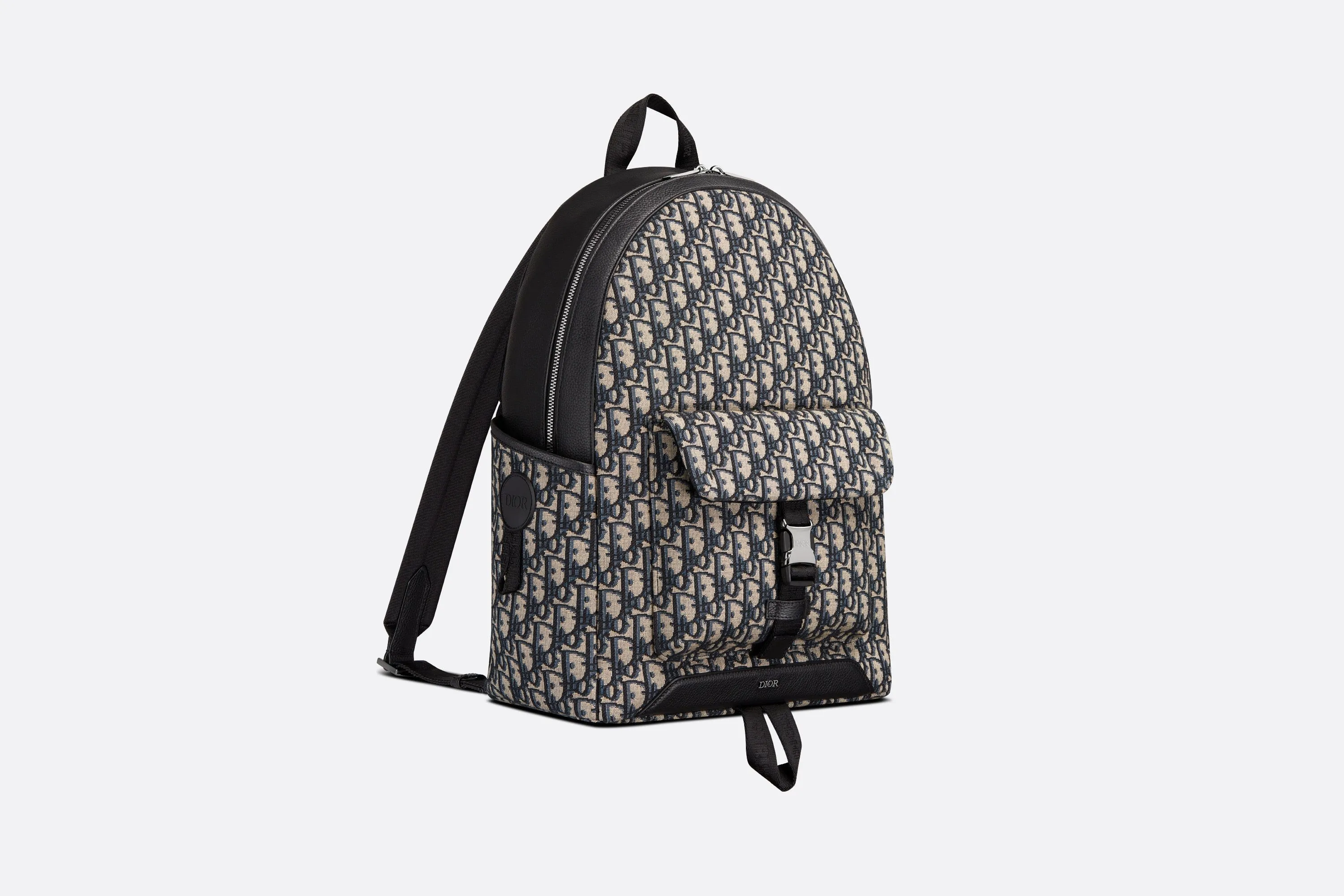 Dior Explorer Backpack • Beige and Black Dior Oblique Jacquard