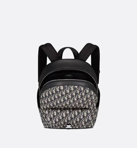 Dior Explorer Backpack • Beige and Black Dior Oblique Jacquard