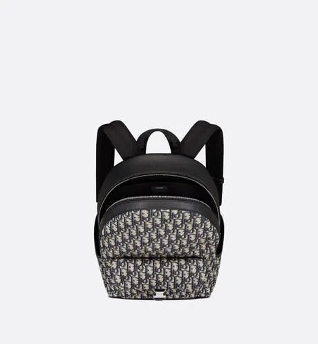Dior Explorer Backpack • Beige and Black Dior Oblique Jacquard