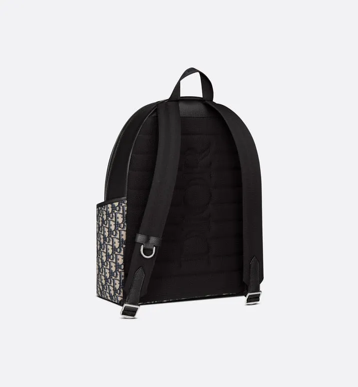 Dior Explorer Backpack • Beige and Black Dior Oblique Jacquard