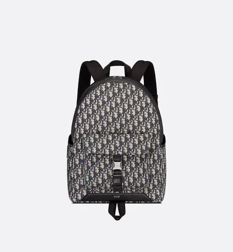 Dior Explorer Backpack • Beige and Black Dior Oblique Jacquard