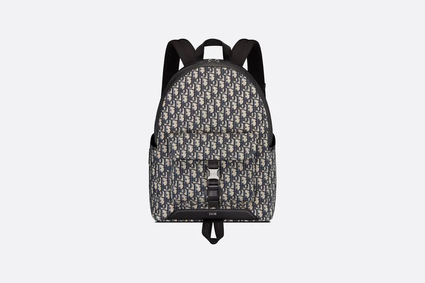Dior Explorer Backpack • Beige and Black Dior Oblique Jacquard