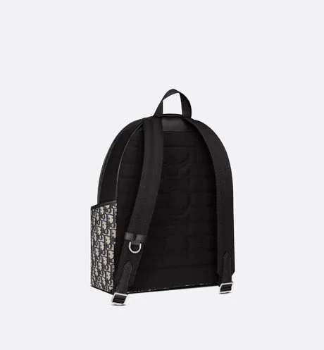Dior Explorer Backpack • Beige and Black Dior Oblique Jacquard