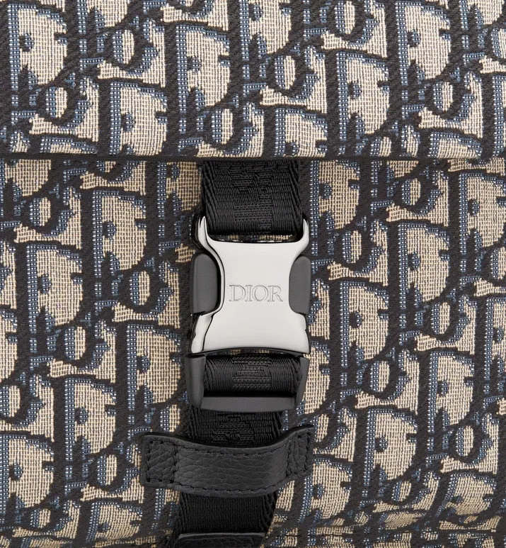 Dior Explorer Backpack • Beige and Black Dior Oblique Jacquard