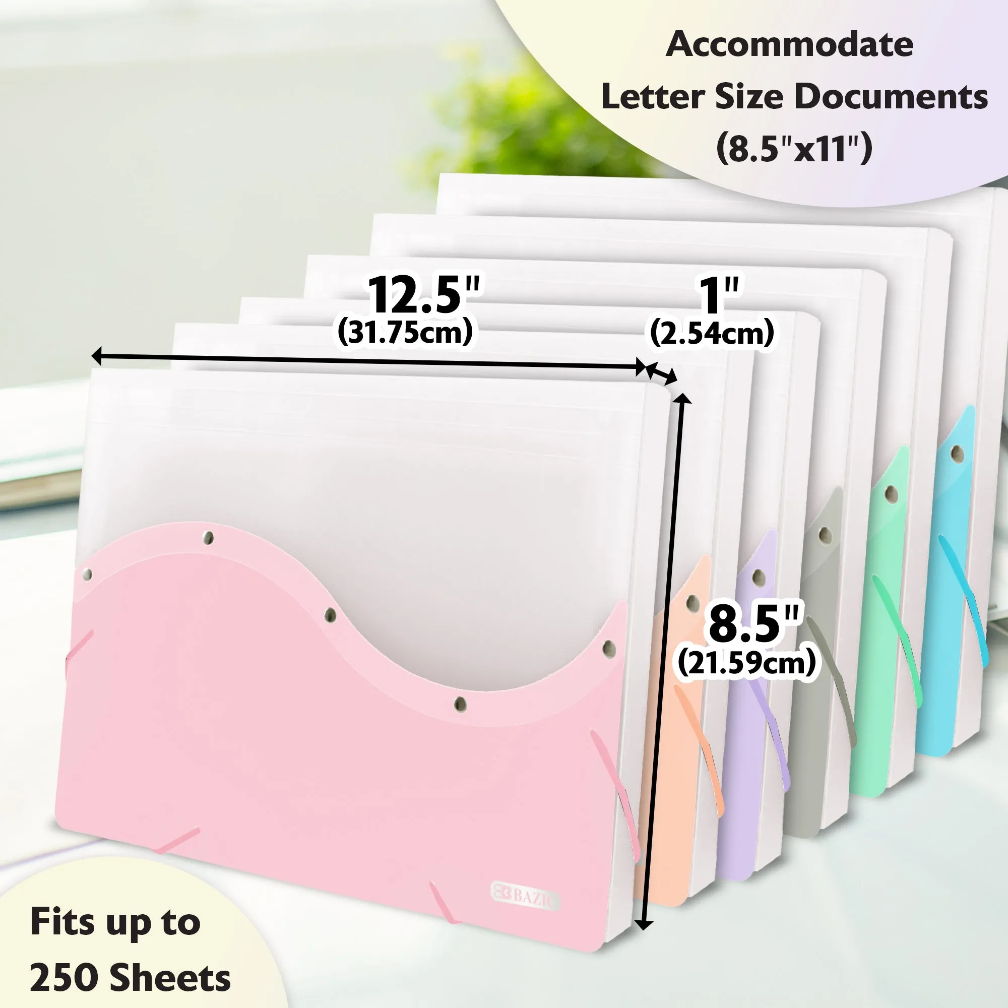 Document Case Letter Size Two Tone