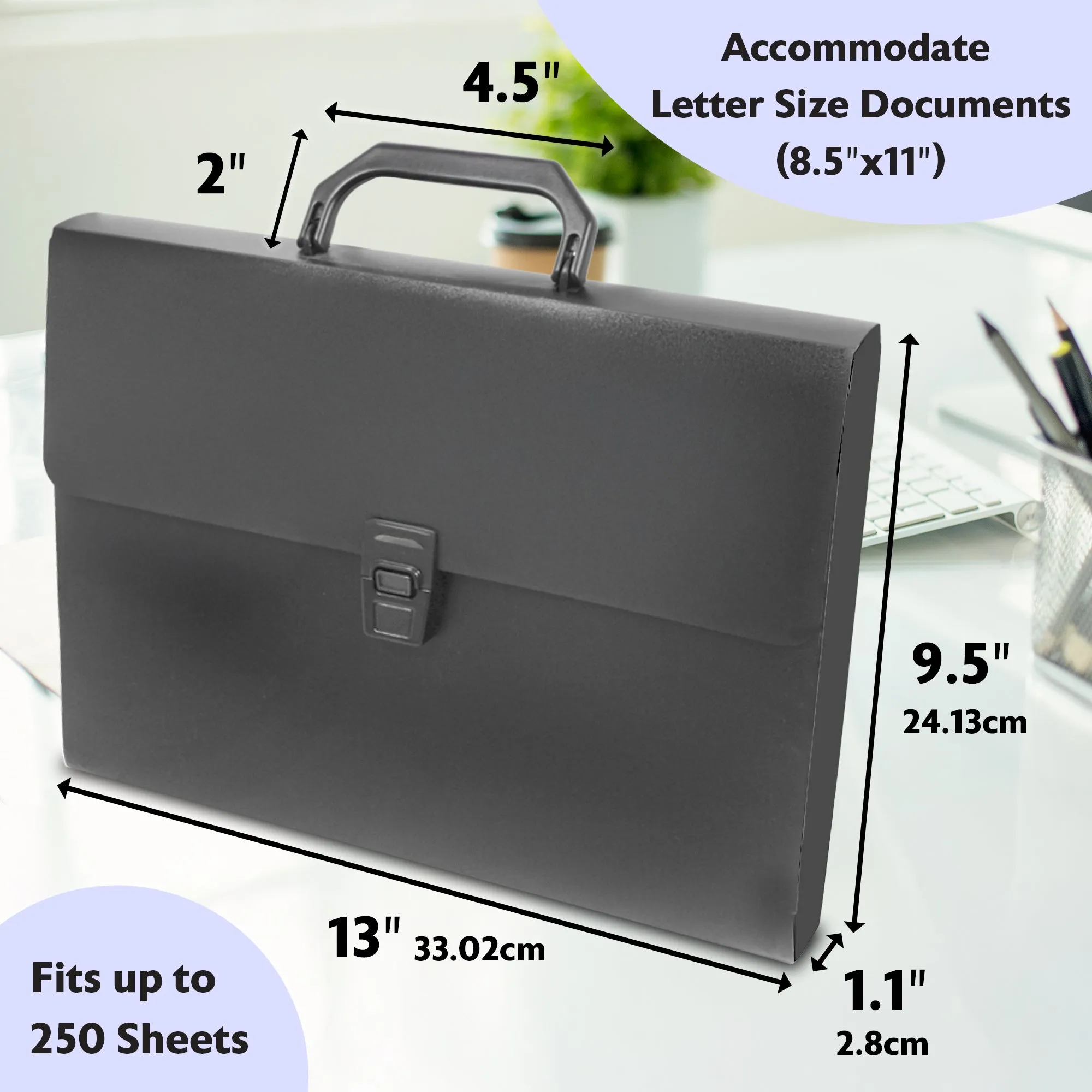 Document Case Letter Size  w/ Handle