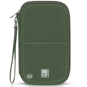 Document Organizer & Wallet (with RFID Blocker) - Olive Green