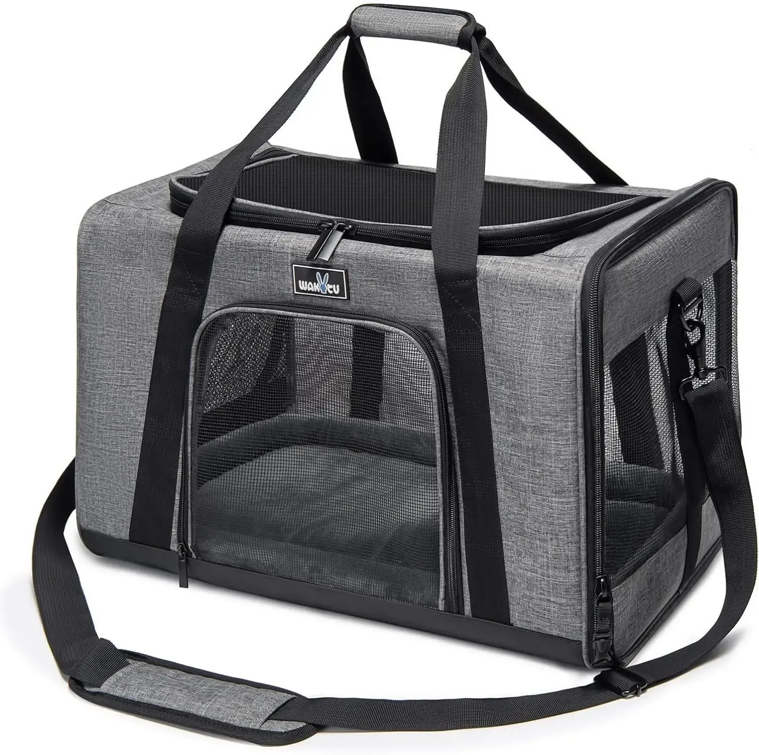 Dog Cat Carrier Bag Soft Side Travel Carriers TSA Airline Approved Transport Medium Size Pet Moving Backpack Bag Accessories
