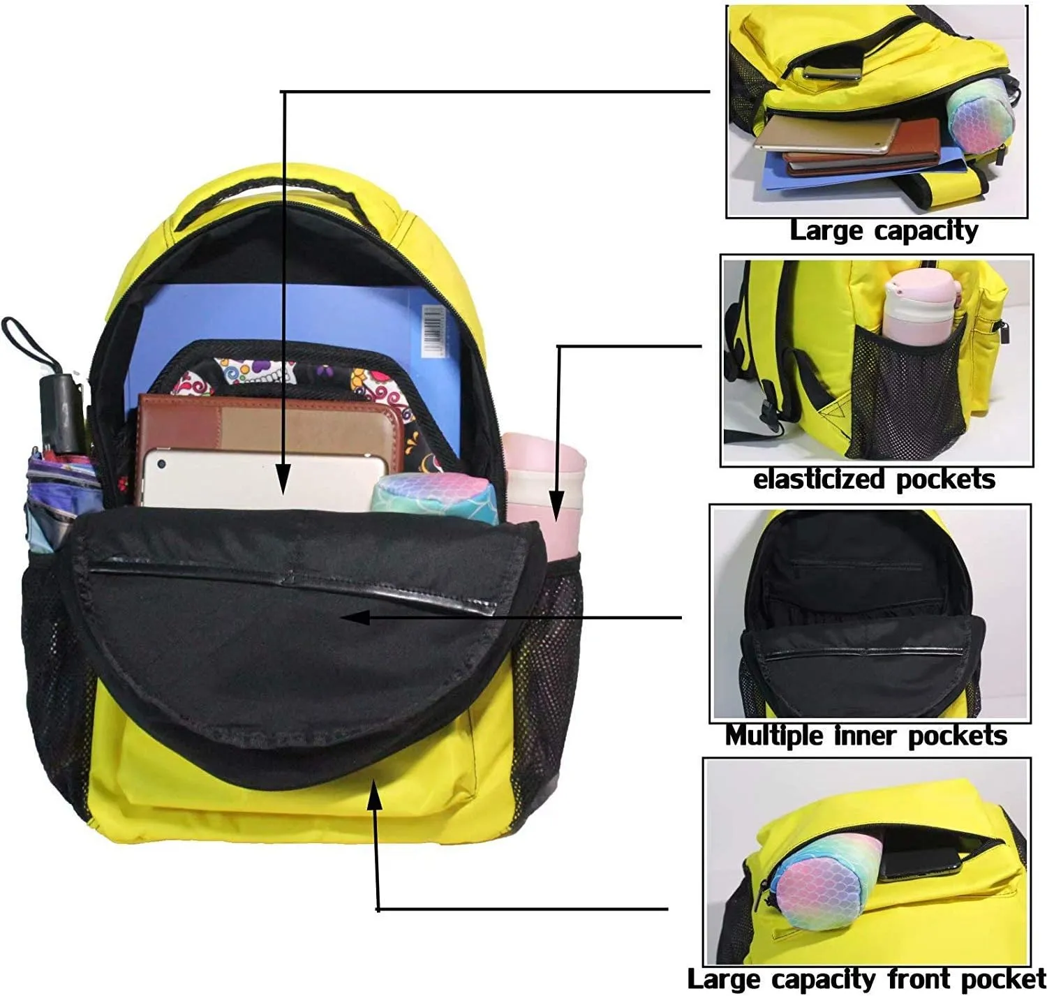 Dog pattern Backpacks for Girls Boys Kids Women Men Boxer Dog School Book Bag Casual Travel Camping Daypack