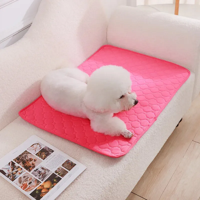 Dog Urine Pads Washable Reusable Anti Slip Pet Pee Pad Puppy Training Pad Pet Bed Urine Mat for Car Seat Cover Pet Supplies