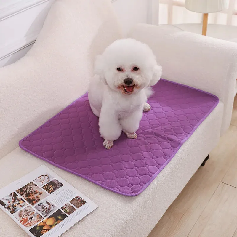 Dog Urine Pads Washable Reusable Anti Slip Pet Pee Pad Puppy Training Pad Pet Bed Urine Mat for Car Seat Cover Pet Supplies