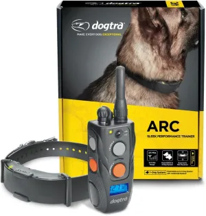 Dogtra ARC Slim Ergonomic 3/4-Mile Remote Dog Training E-Collar with 127-Level Precise Control via LCD Screen